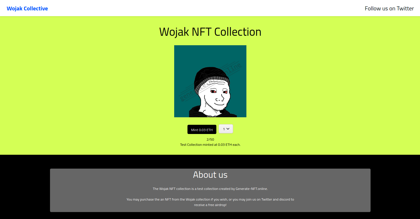 nft hosted pages